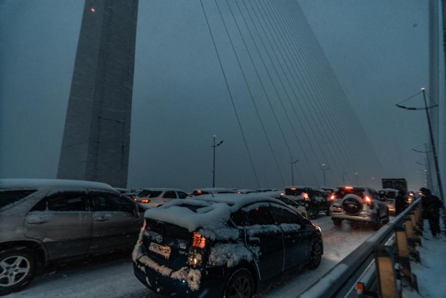 Названа дата первого снегопада 2022 года во Владивостоке