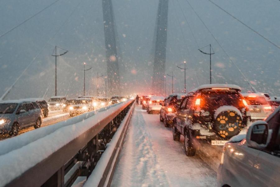 Фото: PRIMPRESS | Сильный ливневый снегопад обрушится на Владивосток в один день