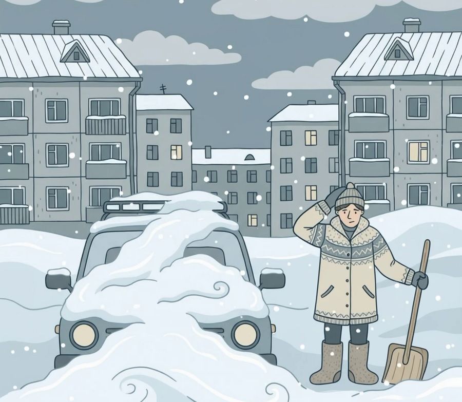 Как откапывать машину от снега и в каком порядке – советы от МЧС