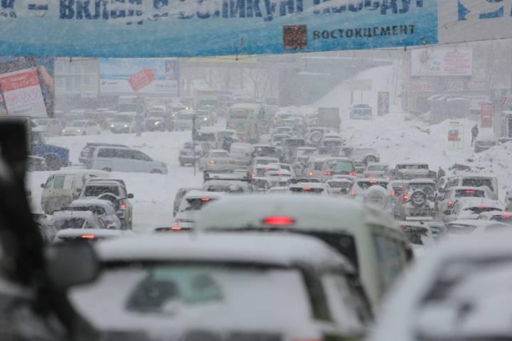 Сегодня опять будет. Синоптики назвали точное время снега во Владивостоке