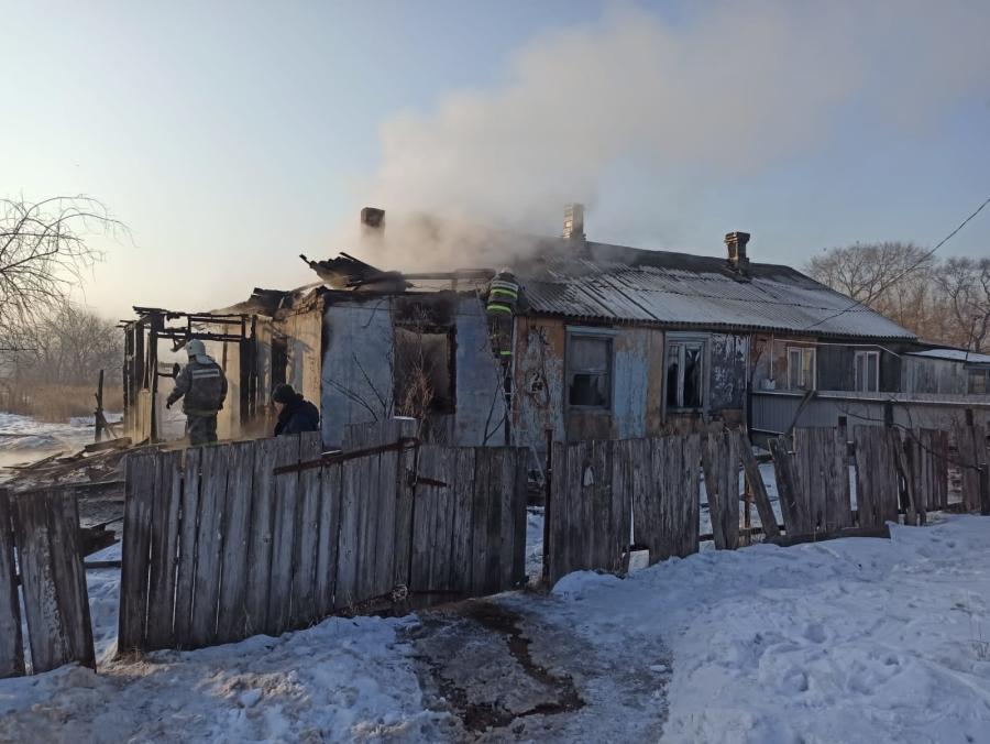 Фото: 25.mchs.gov.ru | В Приморье в пожаре сгорел пенсионер