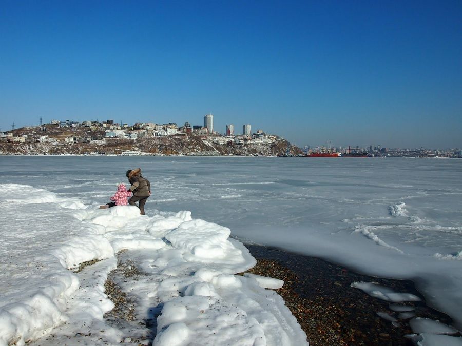 Погода во Владивостоке: двадцатиградусный мороз и жгучий северный ветер