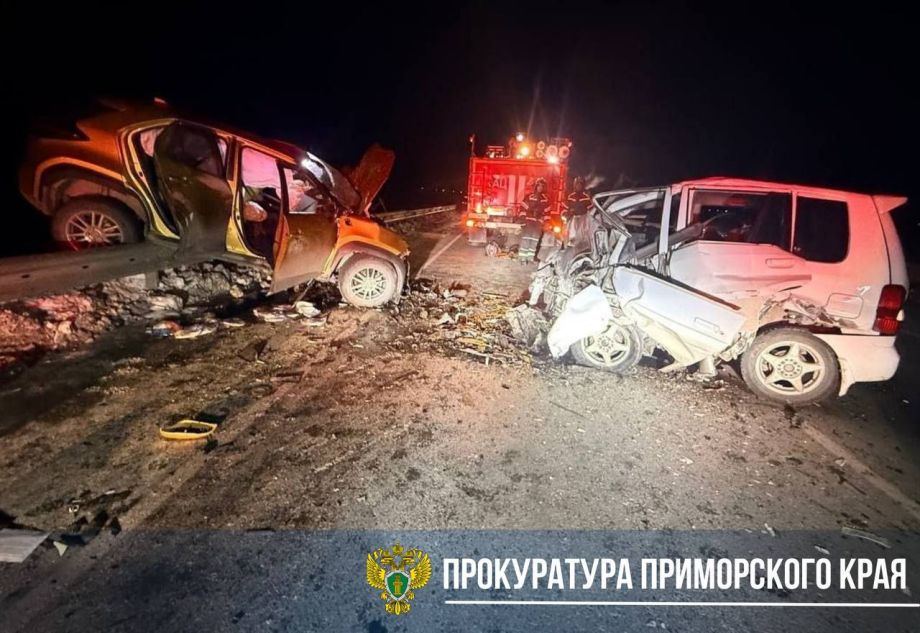 Трагическое ДТП в Приморье: три человека погибли в столкновении двух автомобилей