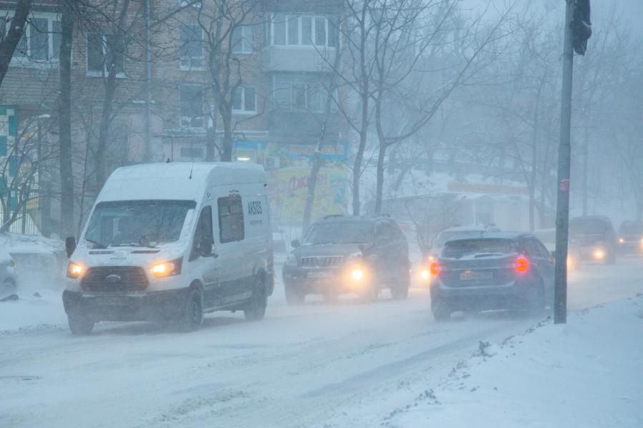 Очередной снежный циклон обрушится на Приморье в начале следующей недели