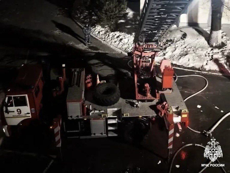 Очередной пожар вспыхнул в самом центре Владивостока