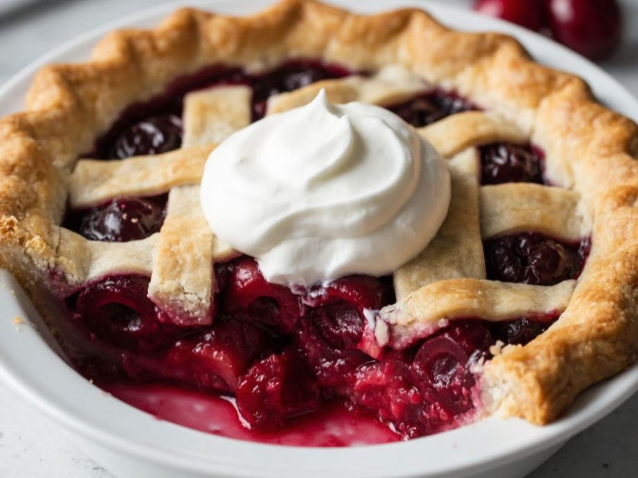 Нежный до последнего кусочка: вишнёвый пирог со сметанным кремом для любого стола