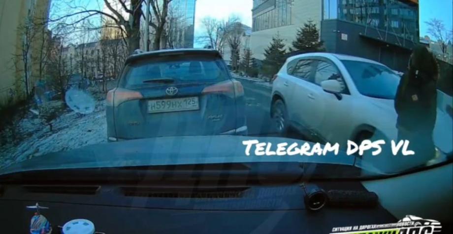Фото: Telegram-канал dps_vl | Еще и место ДТП покинула. Во Владивостоке разыскали автомобилистку, сбившую ребенка