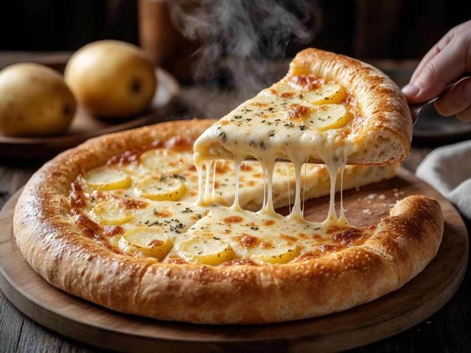 Сулугуни тянется, картошка тает: быстрый пирог, от аромата которого не пройти мимо