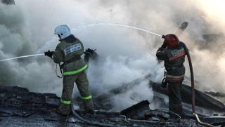 Фото: 25.mchs.gov.ru | В Приморье огнеборцы ликвидировали возгорание около частной котельной