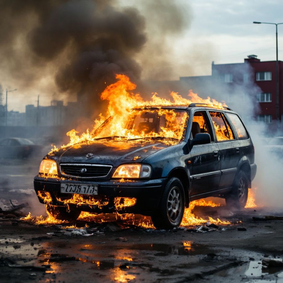 Во Владивостоке задержали поджигателя иномарки: уголовное дело уже возбуждено