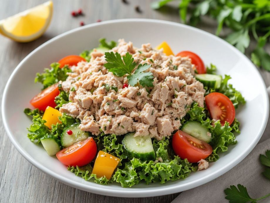 Легкий салат с тунцом: быстро и питательно