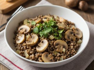 Гречка с грибами и луком: бюджетно, но по‑праздничному