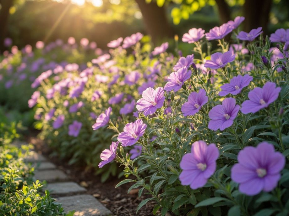 Пурпурные облака, алые чаши и гигантские цветы: многолетники, которые преображают сад