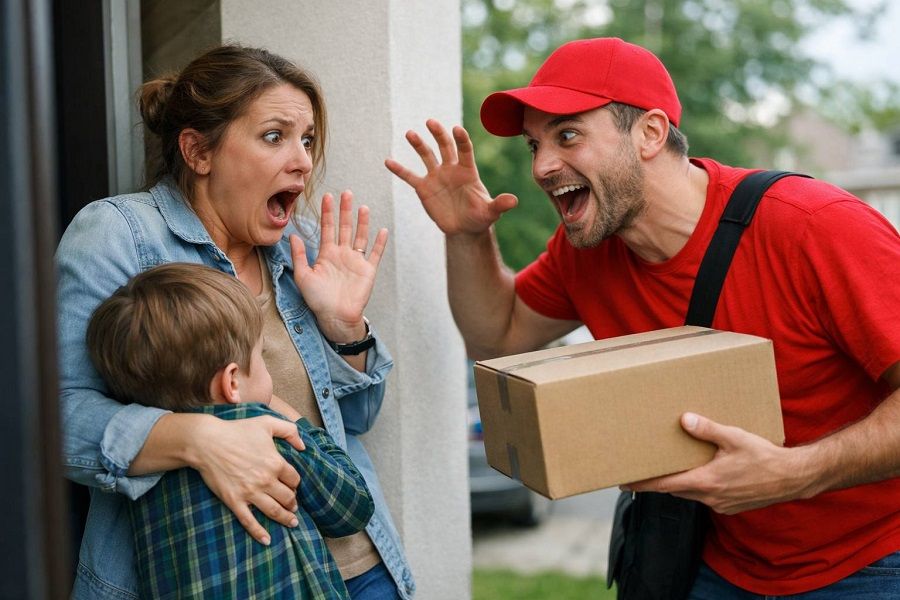 «Я ждала заказ и беспокоилась за свою жизнь»: во Владивостоке неадекватный курьер напугал женщину с ребёнком