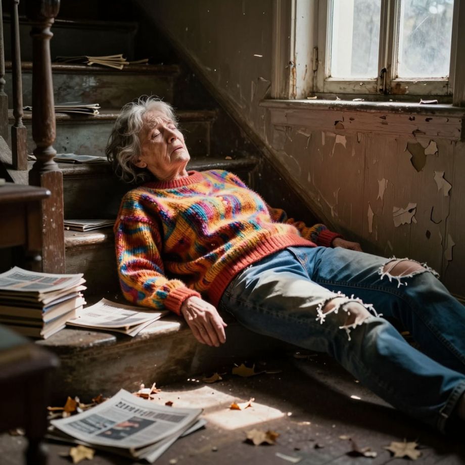 Пенсионерка из Владивостока сильно пострадала при падении с разбитой лестницы