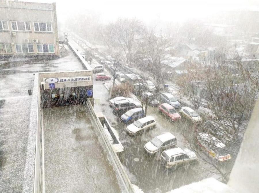 Снег с дождем и гололед ожидаются в Приморье в выходные