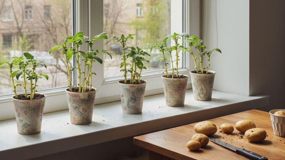 Посадите картошку в стаканчики – урожай уже в мае: идеально на пюре, суп и драники