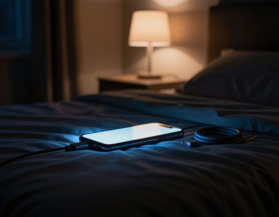 Почему не стоит заряжать телефон ночью на кровати