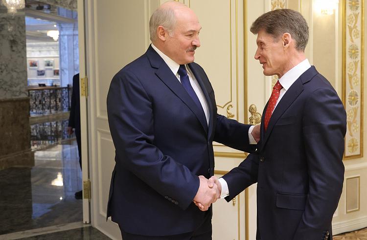 Александр Лукашенко и Олег Кожемяко обсудили перспективы двустороннего взаимодей