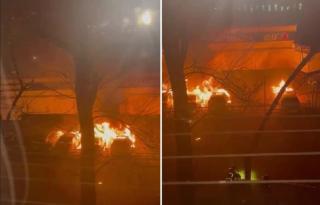 Полыхали рано утром: сразу пять машин сгорели в центре Владивостока