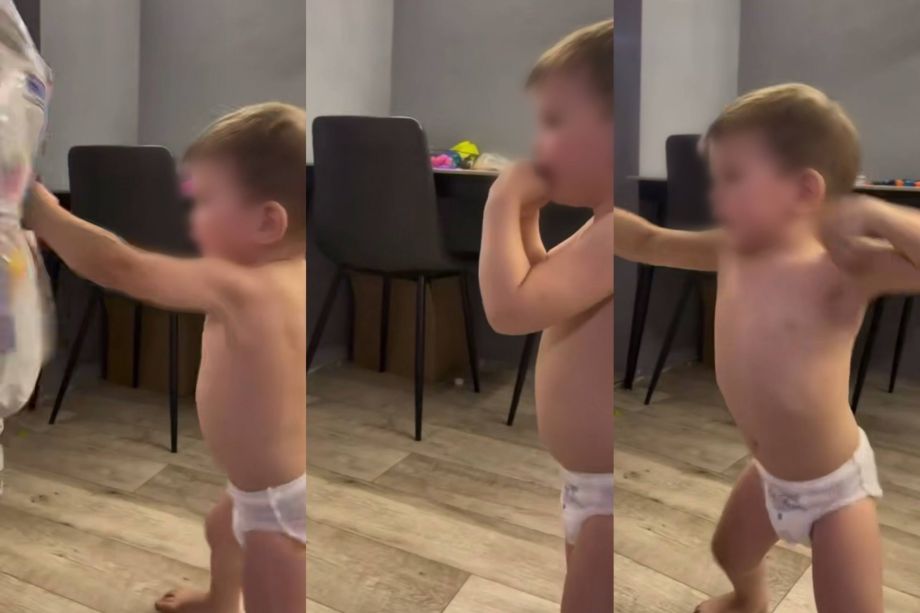 Двухлетнего «боксёра» из Владивостока приняли за нейросеть. Своей силой он покорил Интернет