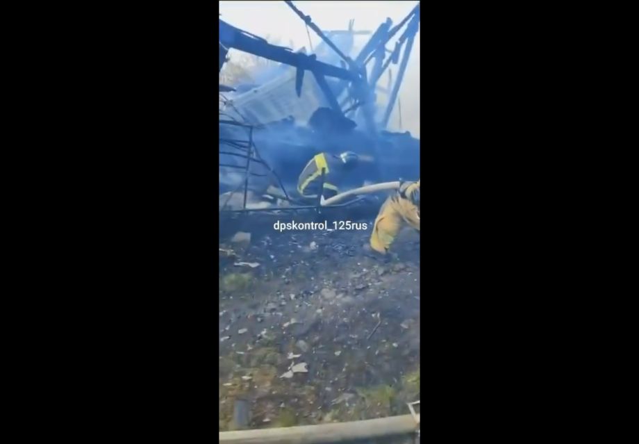 Десять дач за два часа сгорели дотла в Приморье