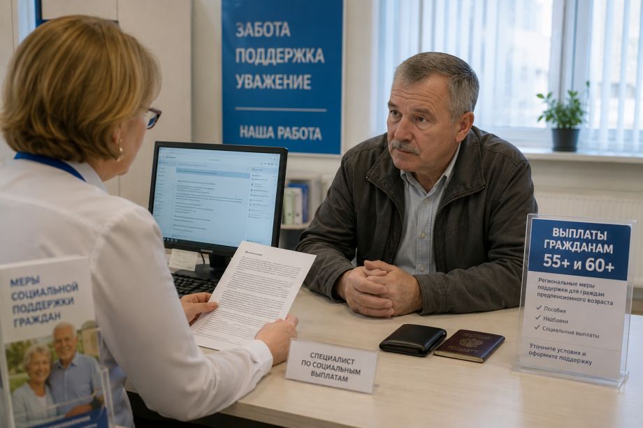В России стартуют новые выплаты по пенсионному возрасту 55/60