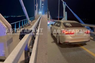 Мужчина упал с Русского моста во Владивостоке