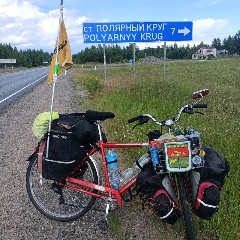 12 тысяч километров на двух колёсах: 61-летний брянский путешественник едет на велосипеде во Владивосток