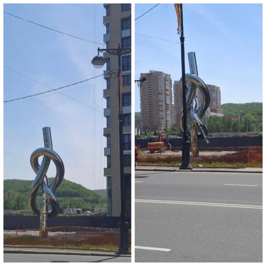 Во Владивостоке появился новый арт-объект — но горожане не уверены, что он им нравится
