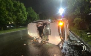 Жёсткое ДТП с «перевертышем» произошло ночью в Приморье