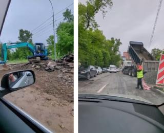 Уже восстанавливают? Место ЧП во Владивостоке вновь привлекло внимание горожан