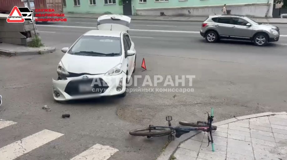 В центре Владивостока «японец» сбил ребенка на велосипеде