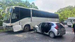 Серьезное ДТП с пассажирским автобусом произошло в Приморье