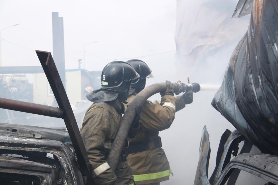 Огнеборцы ликвидировали возгорание в Приморье