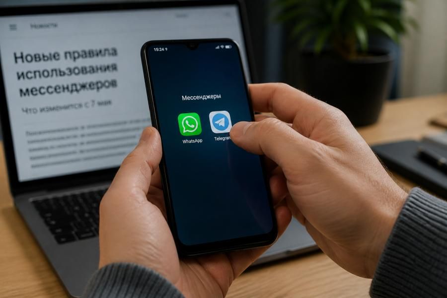 С 7 июля меняются условия использования WhatsApp и Telegram в России