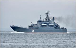 Фото: ВВО по Тихоокеанскому флоту | Большой десантный корабль сел на мель у берегов Владивостока