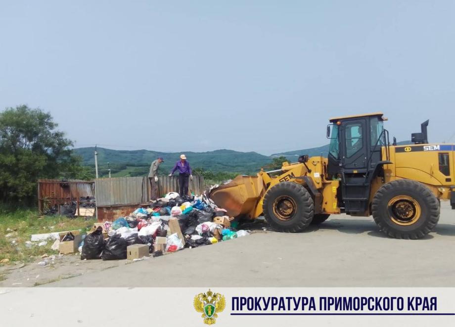 Виновных в появлении мусорных свалок в крупном городе Приморья привлекут к ответственности