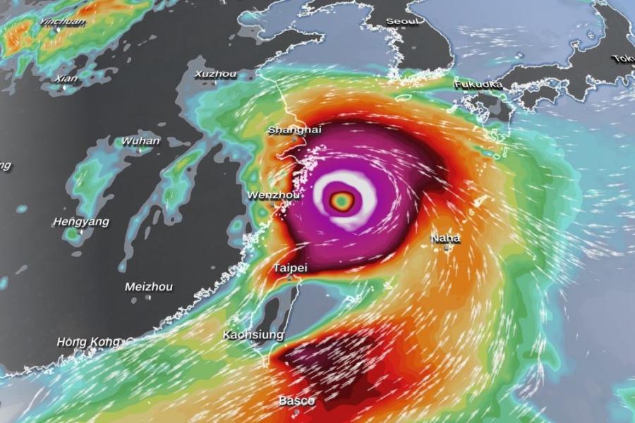 Фото: CNN | Метеоэксперт назвал точные даты выхода тайфуна «Ин-фа» на Приморье