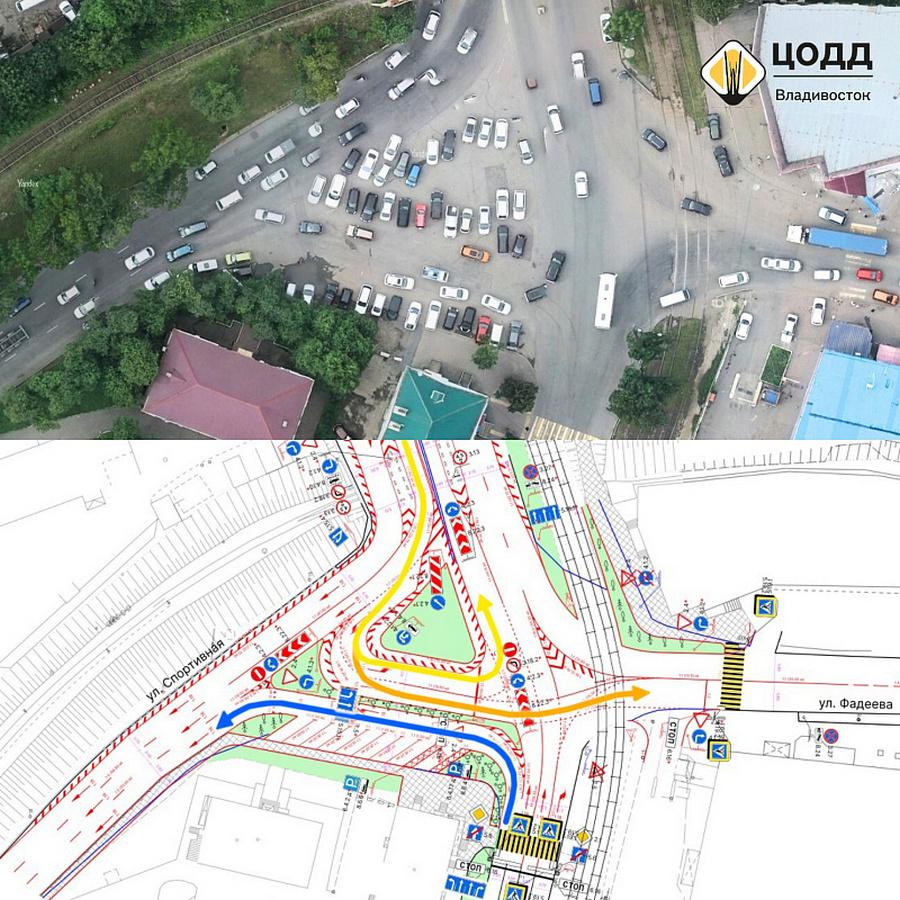 Фото: vlc.ru | На одном из перекрестков Владивостока изменится схема движения
