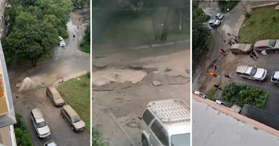 Фото: Telegram-канал "ТОР" | «Хорошо, что никого не убило»: в одном из районов Владивостока произошел взрыв
