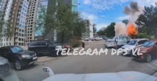 Мощный взрыв стал причиной обесточивания целого района во Владивостоке