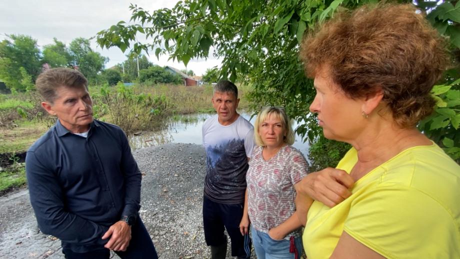 Фото: primorsky.ru | Губернатор Приморья оценил паводковую ситуацию в Спасске-Дальнем
