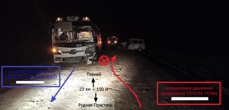 В Приморье ищут водителя иномарки, устроившего ДТП с автобусом