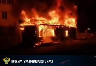 Огонь оставил жителей Находки без любимого киоска и кур гриль…