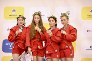 Фото: Всероссийская федерация самбо | Самбистка из Приморья стала пятикратной победительницей первенства мира