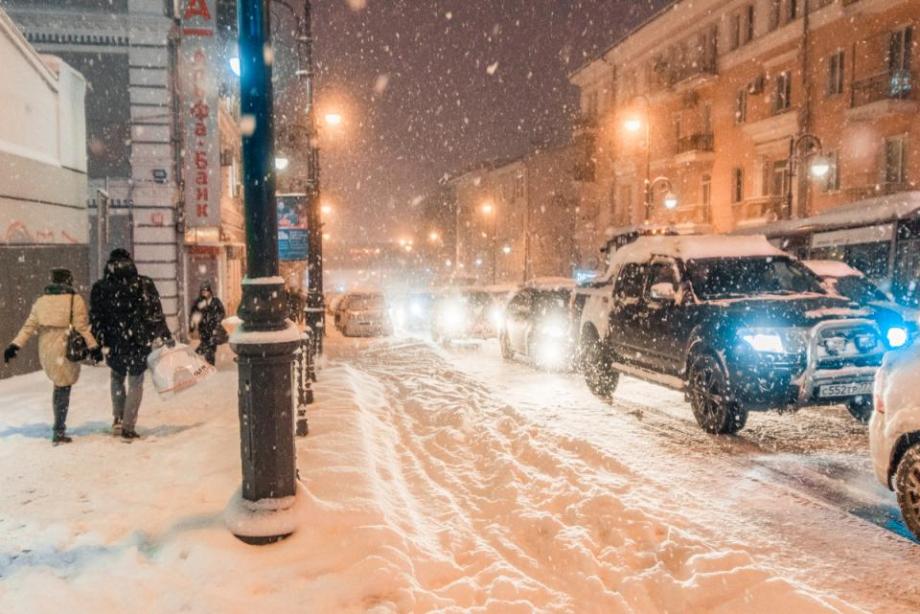 Мощный 24-часовой снегопад обрушится на Владивосток. Названа точная дата