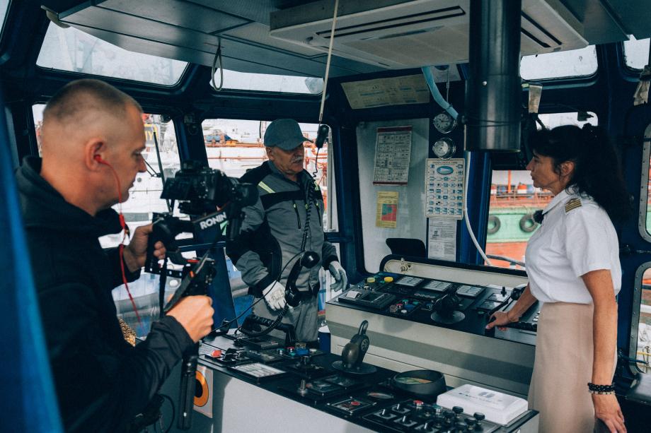 Фото: пресс-служба FESCO | Женщина-капитан из «Портофлота» станет героиней новой программы на Первом канале