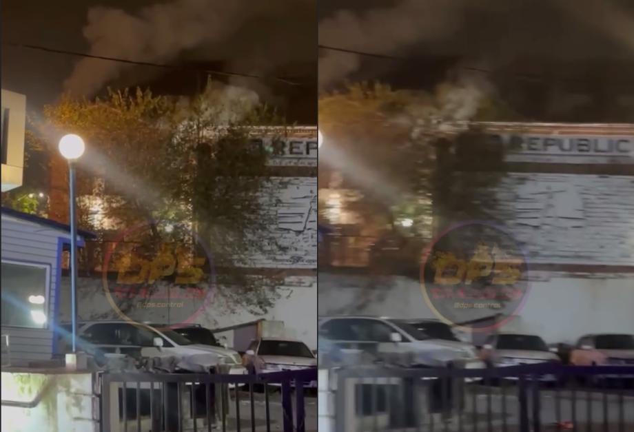 Фото: dps.control | Известный во Владивостоке ресторан горел сегодня ночью