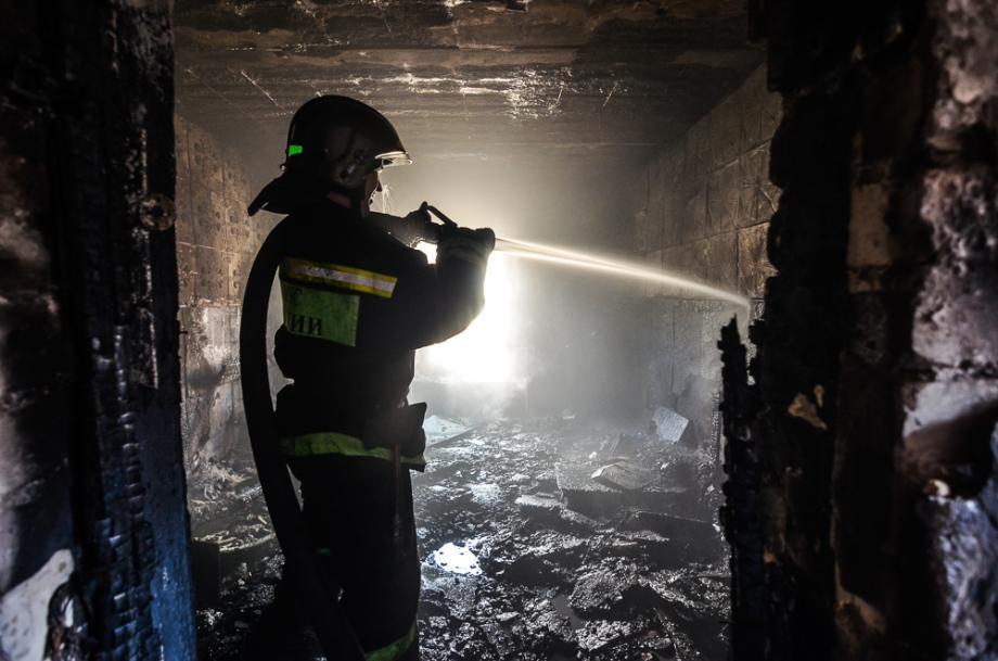 Фото: Александр Потоцкий | В Приморье из пожара спасли женщину